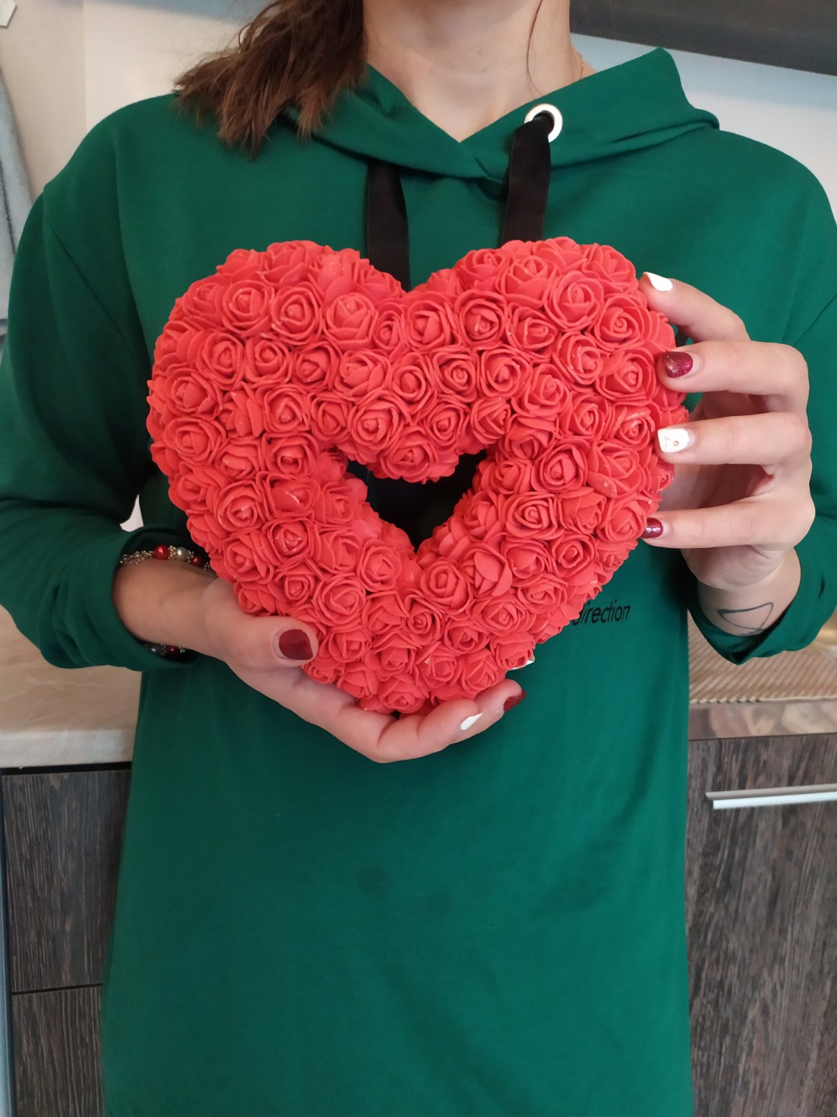 Сърце от рози вариант 2